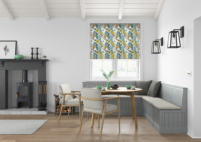 Blooma, Spruce - Twist&Fit Roman Blind - Image 5